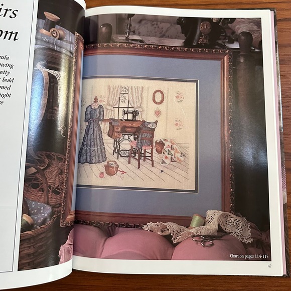 Best of Paula Vaughan Cross Stitch Pattern Book - Picture 2 of 6